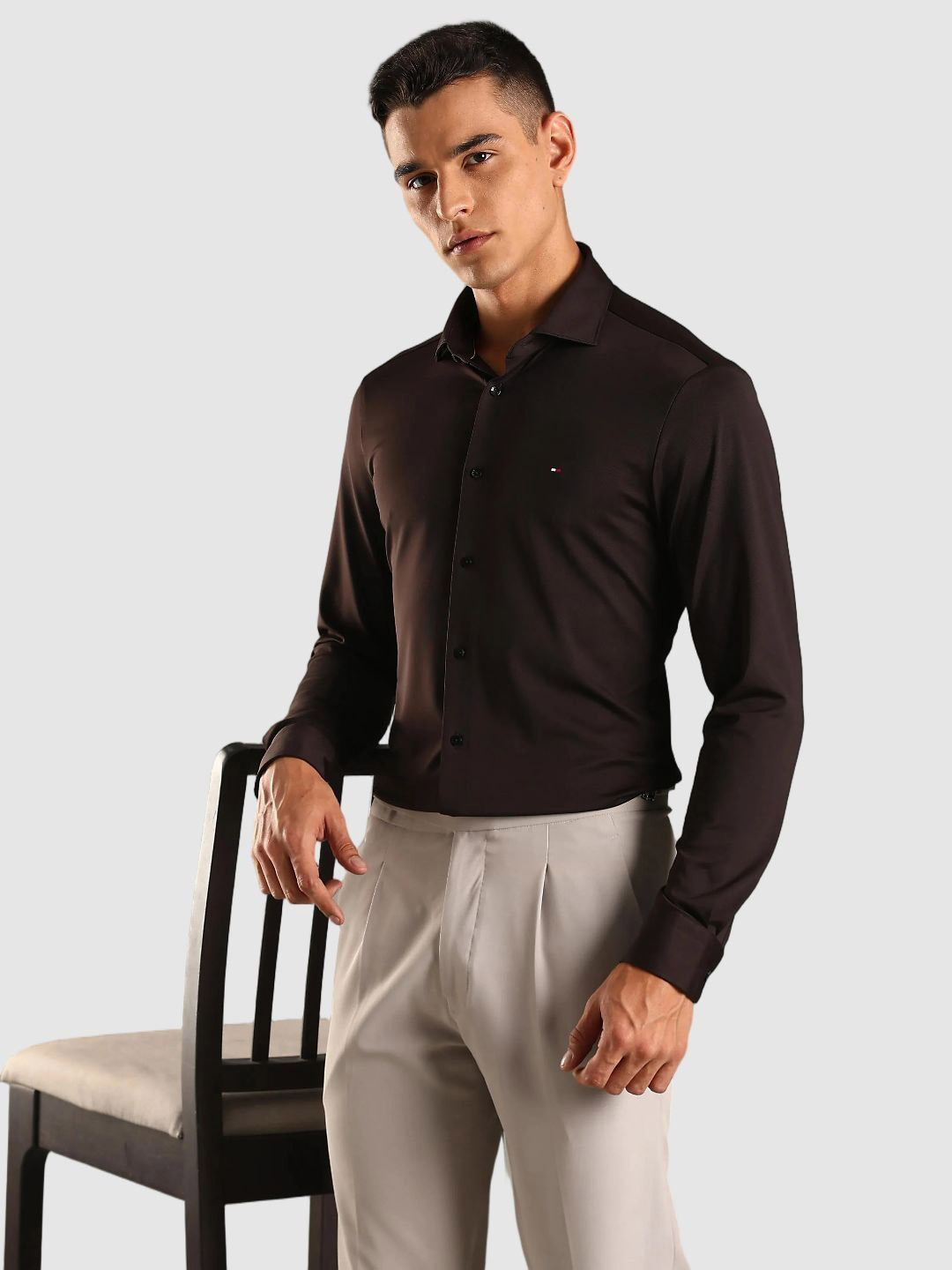 Tommy Hilfiger Spread Collar Slim Fit Shirt
