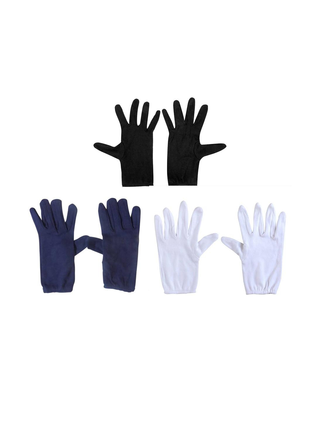 Navkar Crafts Unisex Pack Of 3 Sun Protection Half Hand Riding Gloves