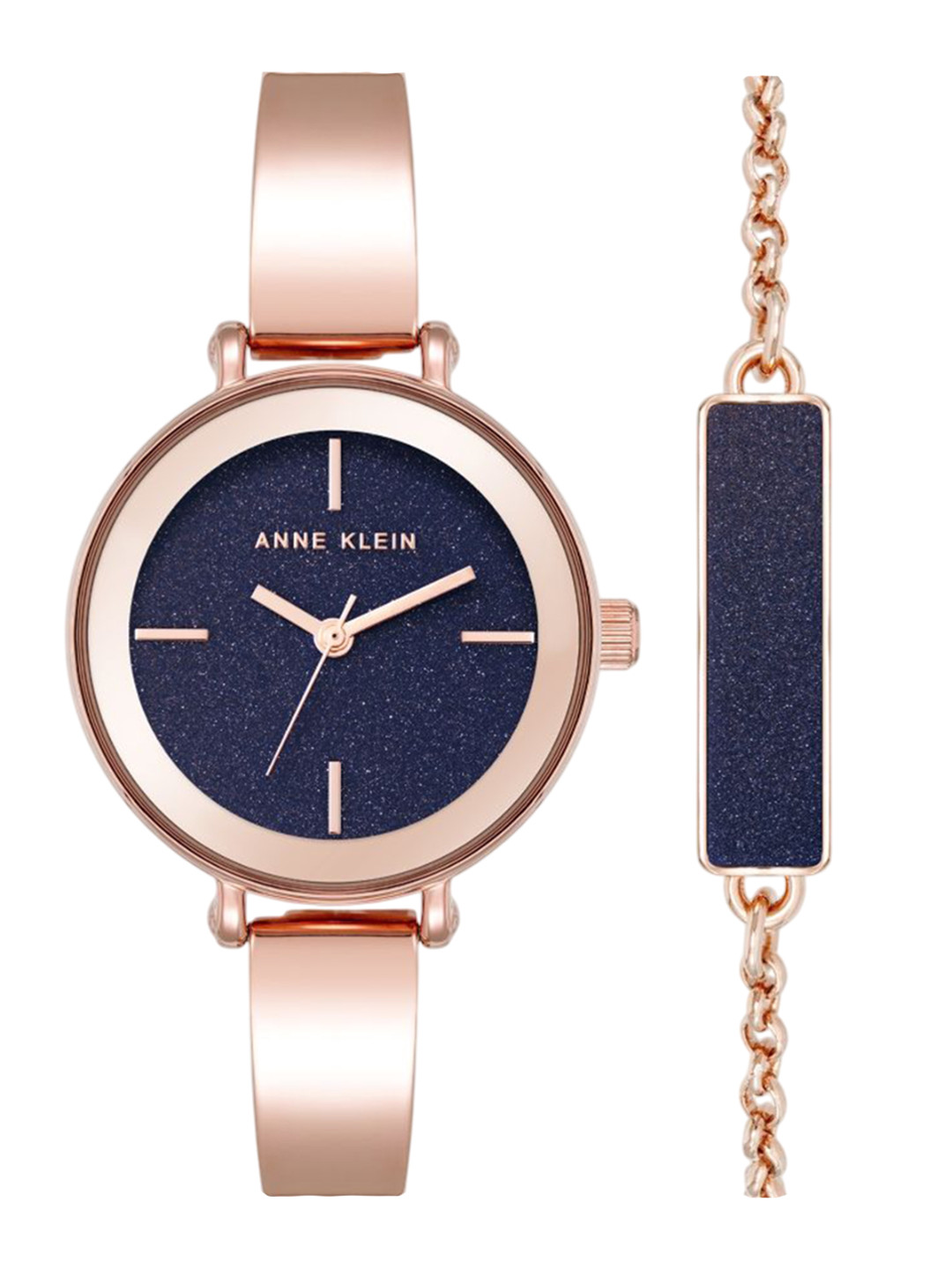 ANNE KLEIN Women Analogue Watch with Bracelet AKB5116NVST