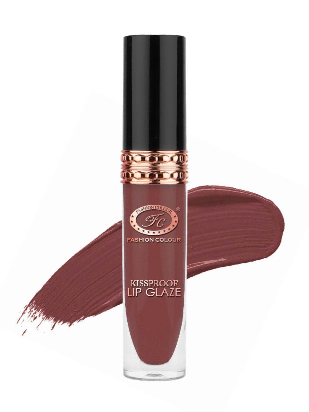 Fashion Colour Kissproof Lip Glaze Matte Liquid Lipstick- 7 g- Clay Brown 22