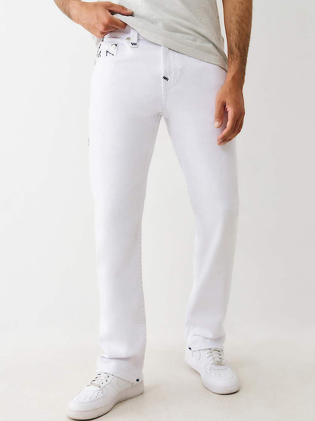 True Religion RICKY Super T Men Straight Fit Mid-Rise Jeans