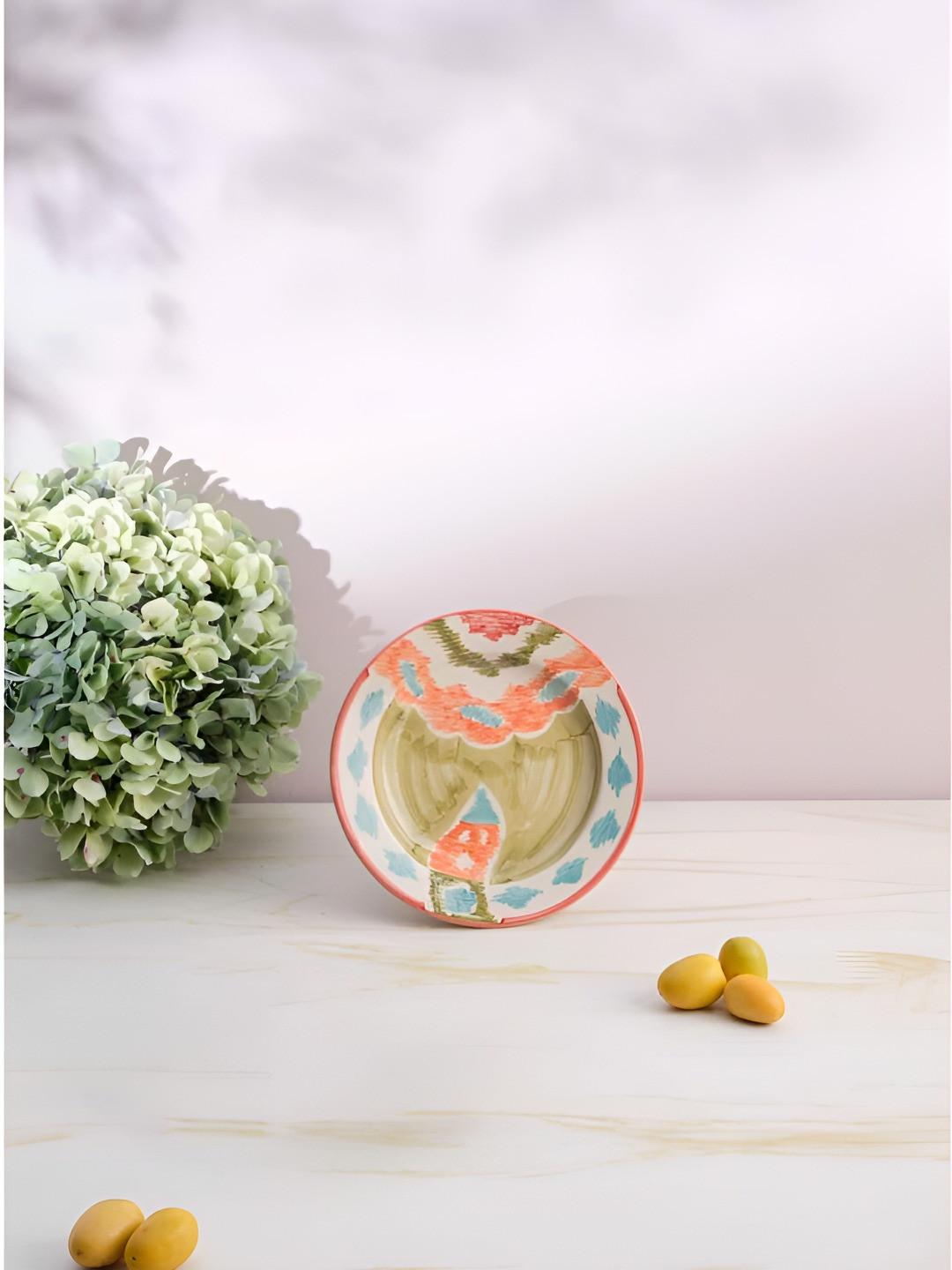 FREEDOM TREE Freedom Folk Hand Painted Ceramic Side Plate