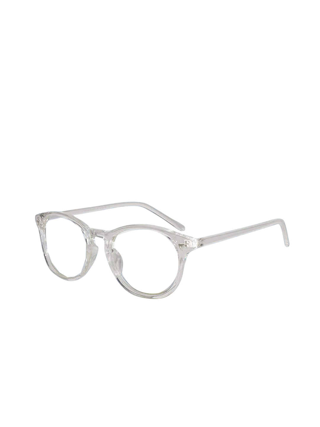 SPADEACES Unisex Half Rim Oval Frames OG-STAG  Clear-06