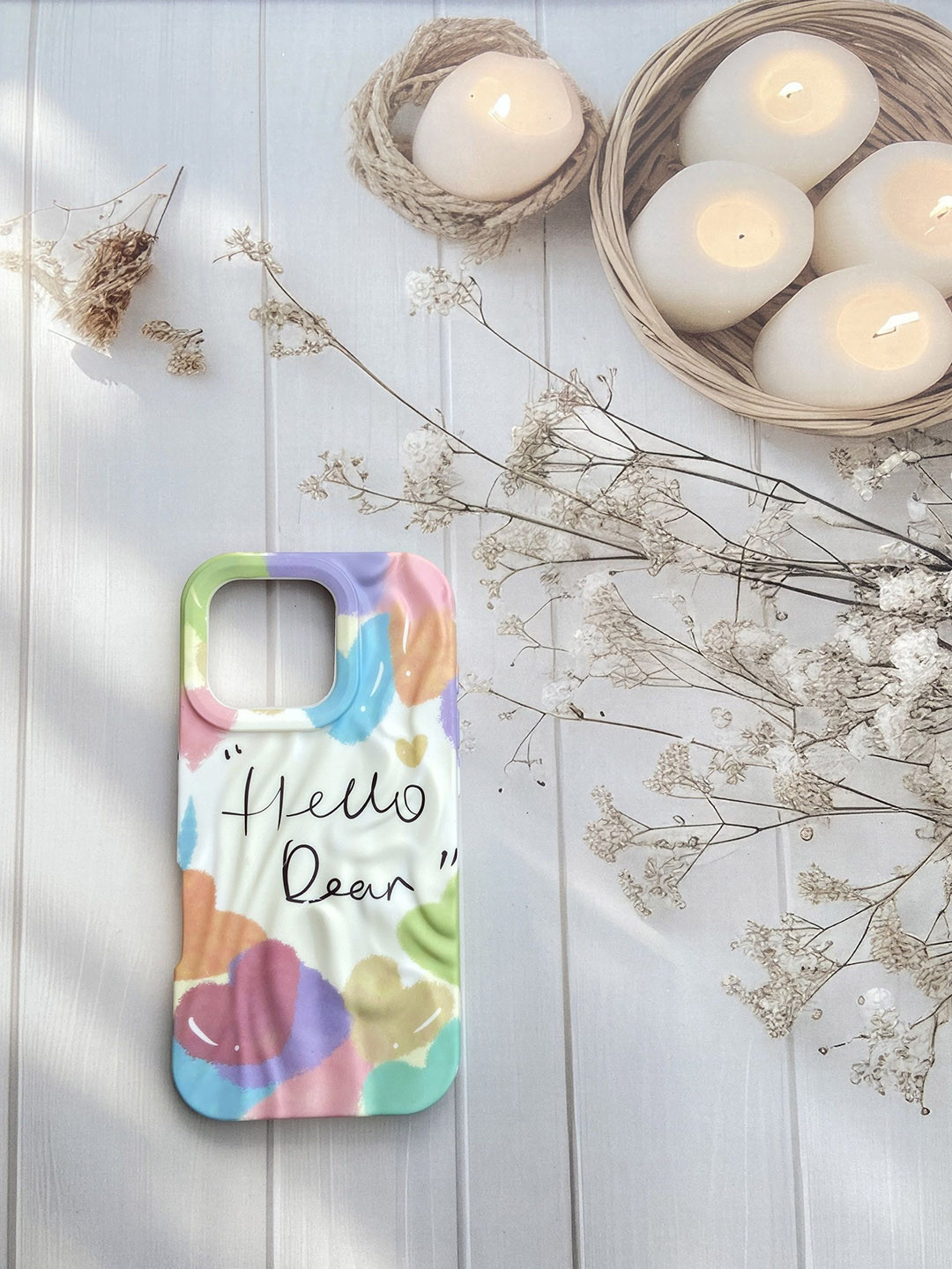 CASE CREATION Silicone Abstract Printed iPhone 15 Max Back Case