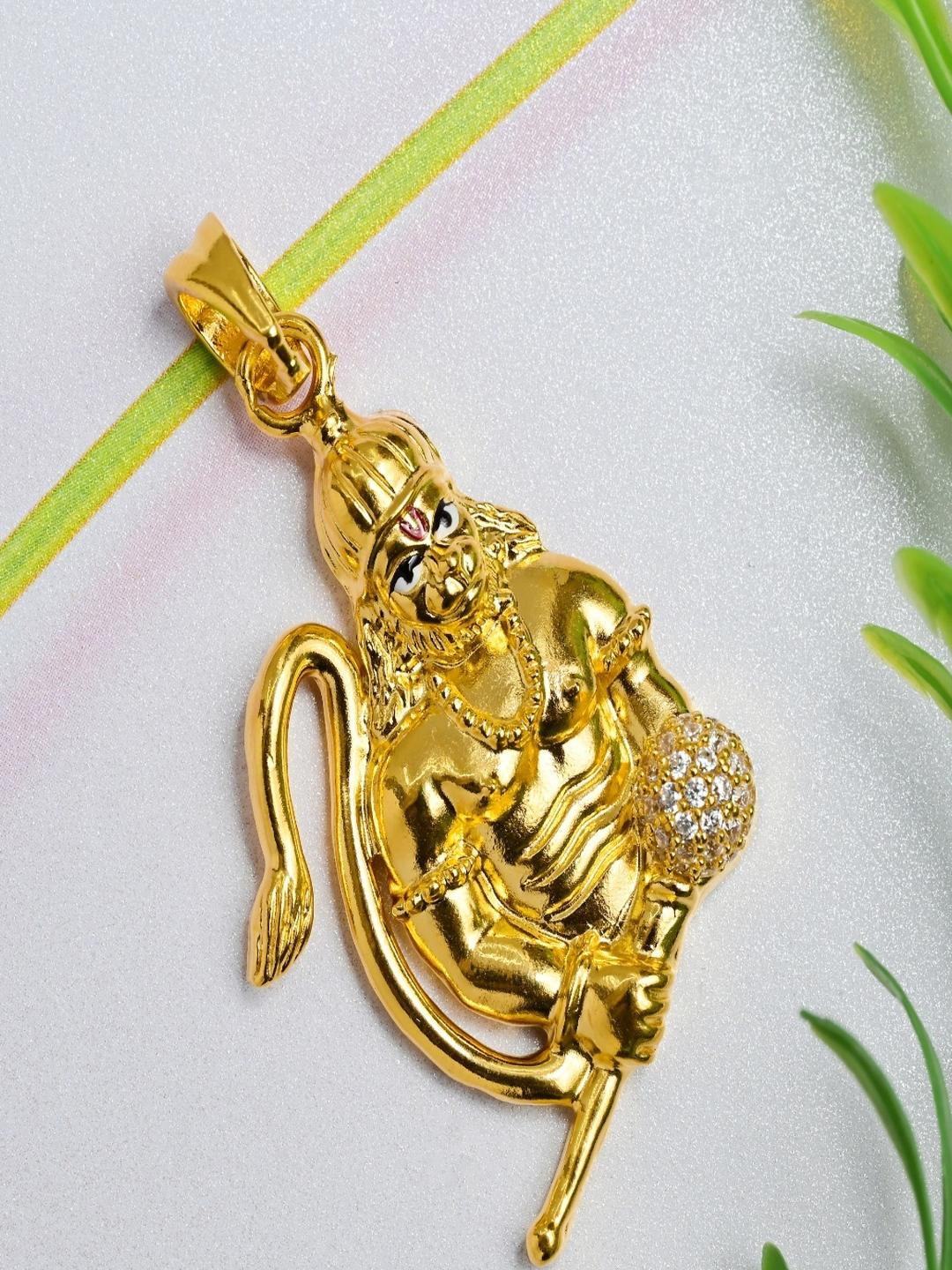 Vinayak Jewellers 925 Sterling Silver The Sri Hanuman Silver Pendant
