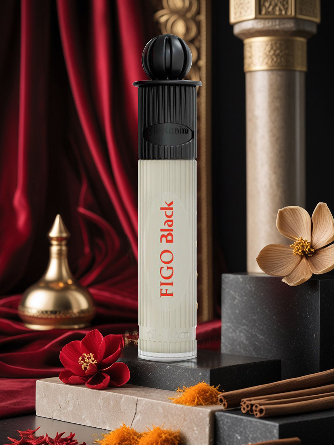 Al-Nuaim Men Figo Black Alcohol Free Attar - 6ml