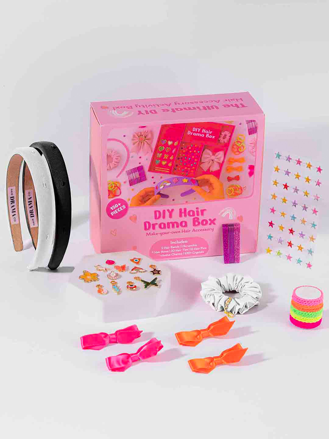 HAIR DRAMA CO. Kids Assorted Hair Accessories DIY Making Kit