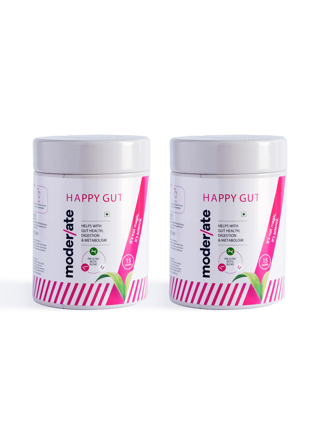 Moderate Happy Gut For Digestion & Metabolism - 15 Sachet