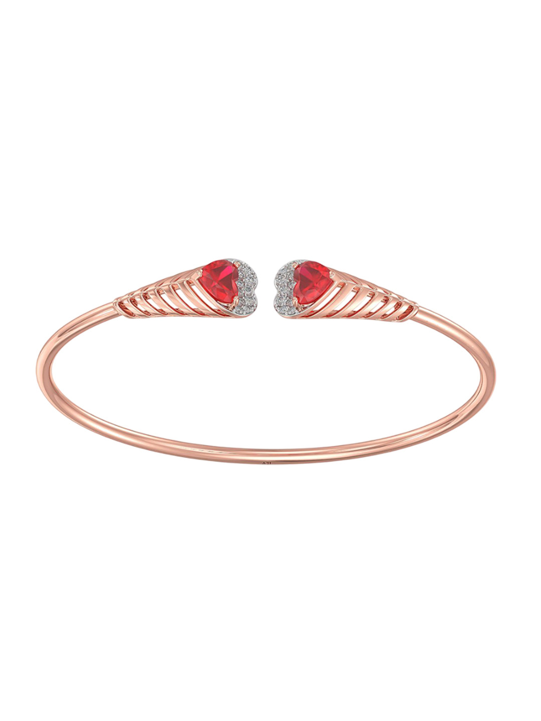 Joyalukkas heart Diamond Bracelet -5.34 gms