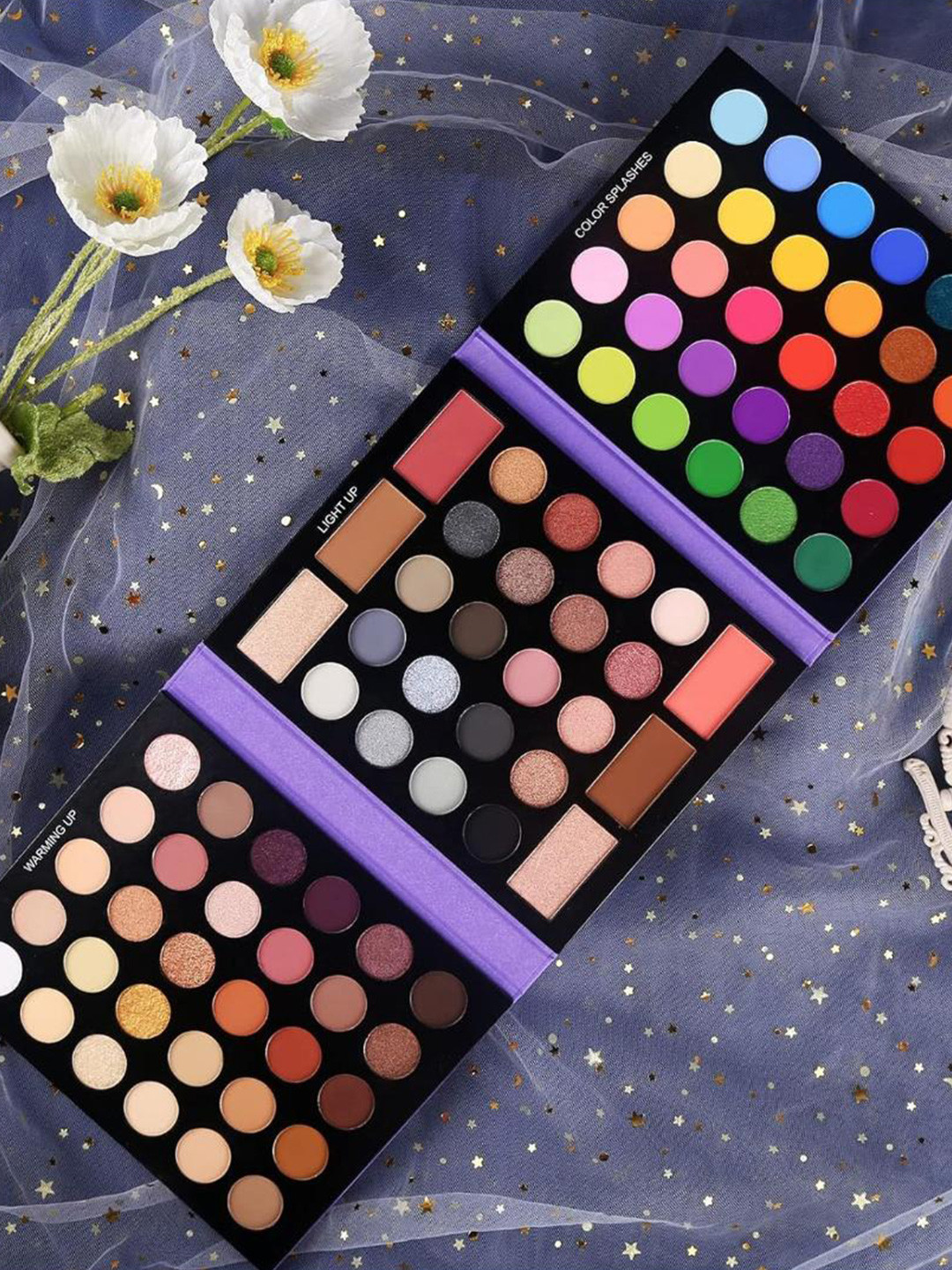 COSLUXE UCANBE All In One Makeup Pretty 3 Eye shadow Palette Kit - 86 Colors