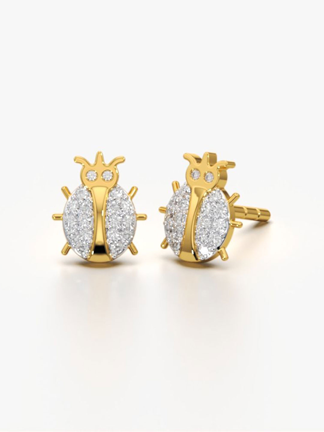 KYMEE 18K Gold Vermeil Studs Earrings