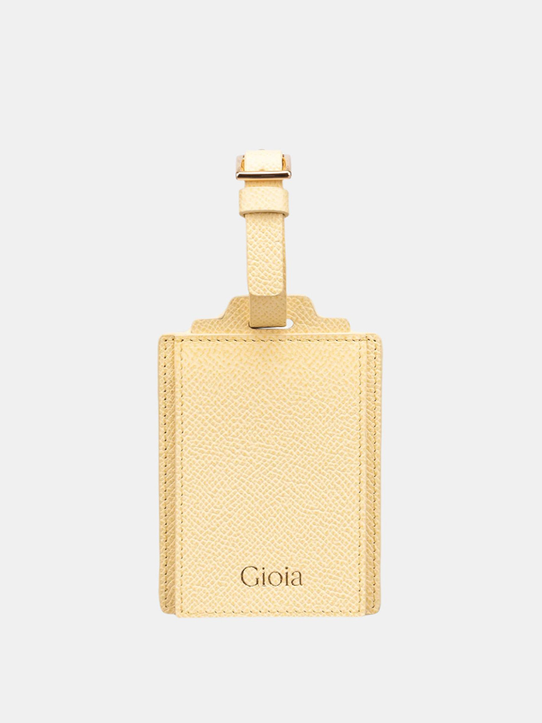 Gioia Light Yellow Rober Luggage Tag