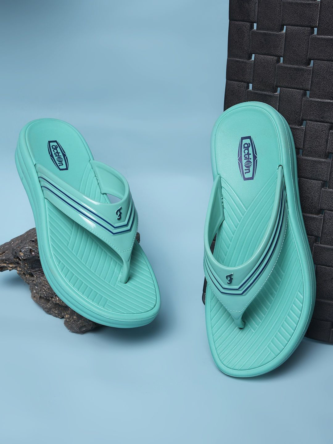 Action Cushioned Footbed Thong Flip-Flops