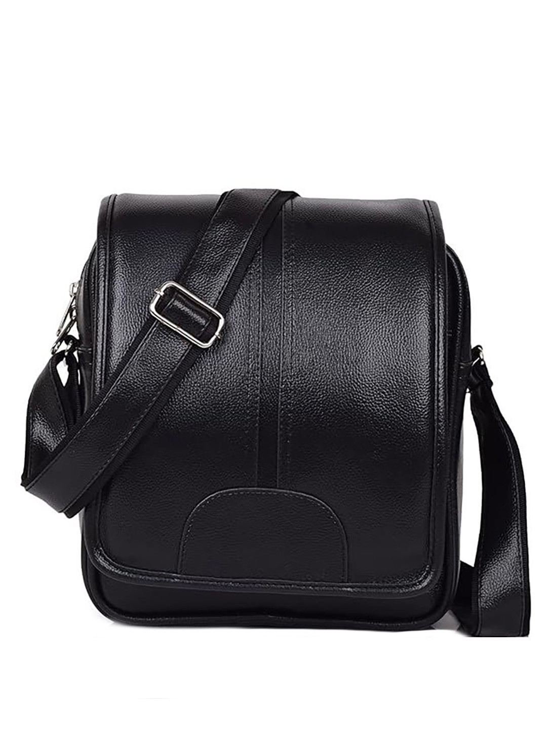 MATIN LIFE Faux Leather Messenger Bag