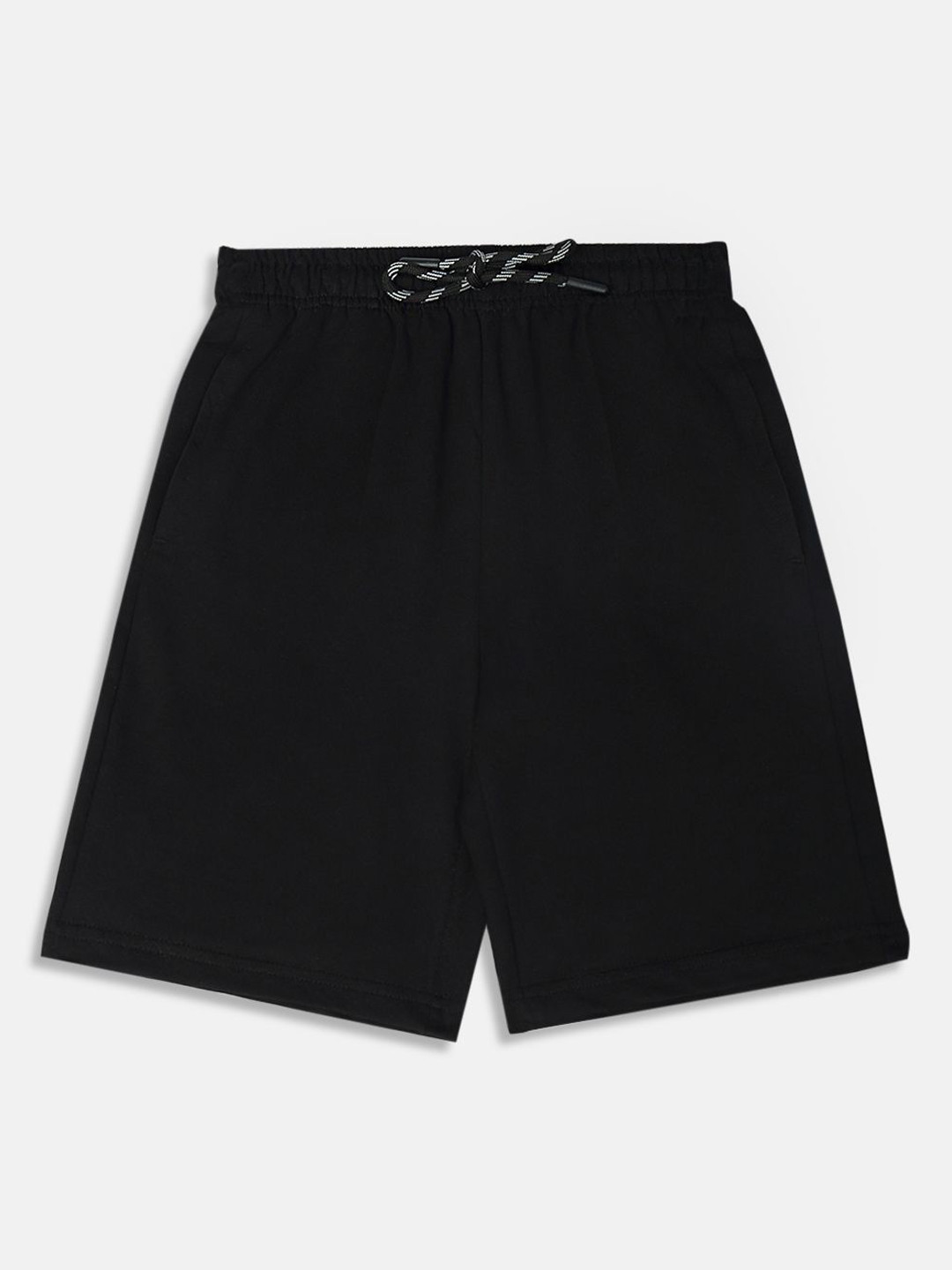 Indijoy Girls Regular Fit Mid-Rise Cotton Shorts