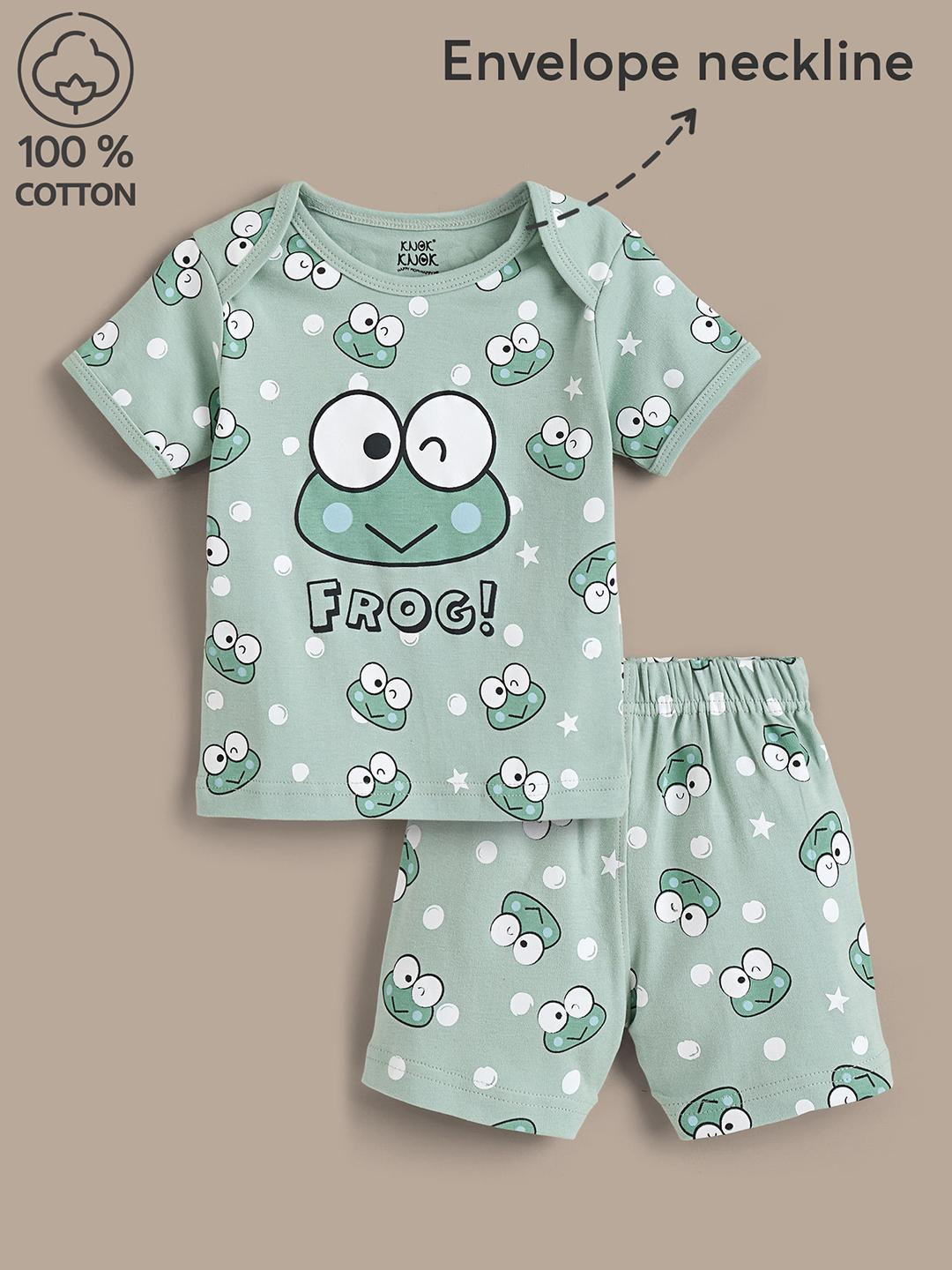 2-Pc Quack Squad Cotton T-shirt & Shorts