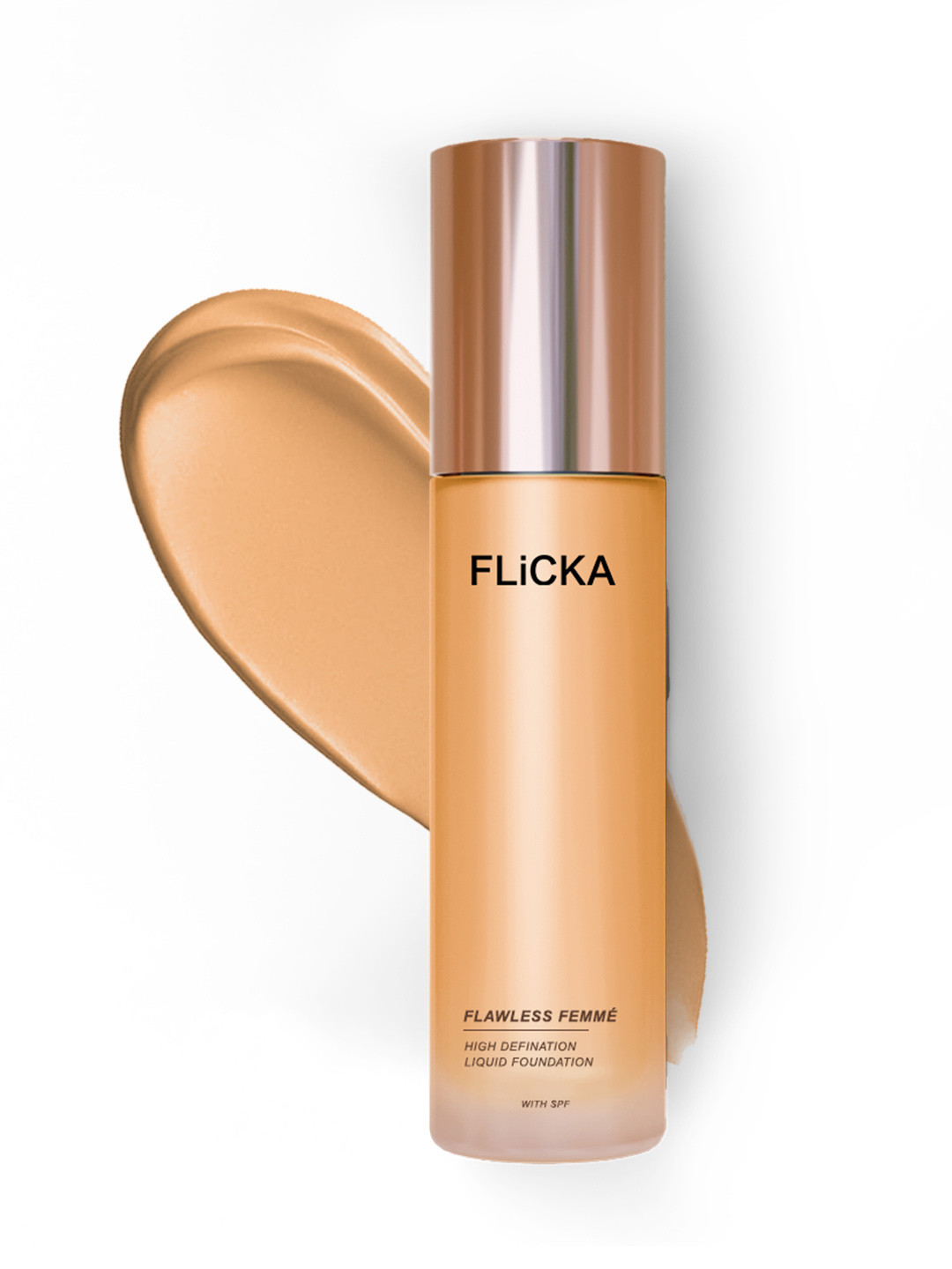 FLiCKA Flawless Femme Makeup Natural Waterproof & Moisturizing Foundation Sand 04-30ml