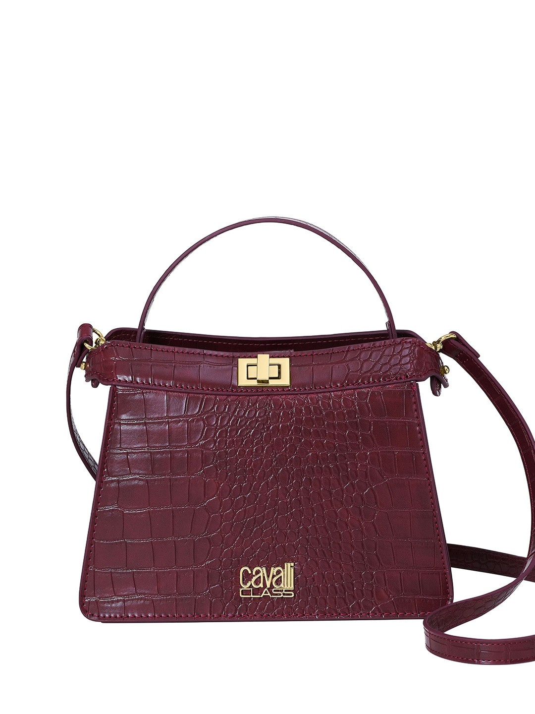 Cavalli Class Women Textured Handheld Bag