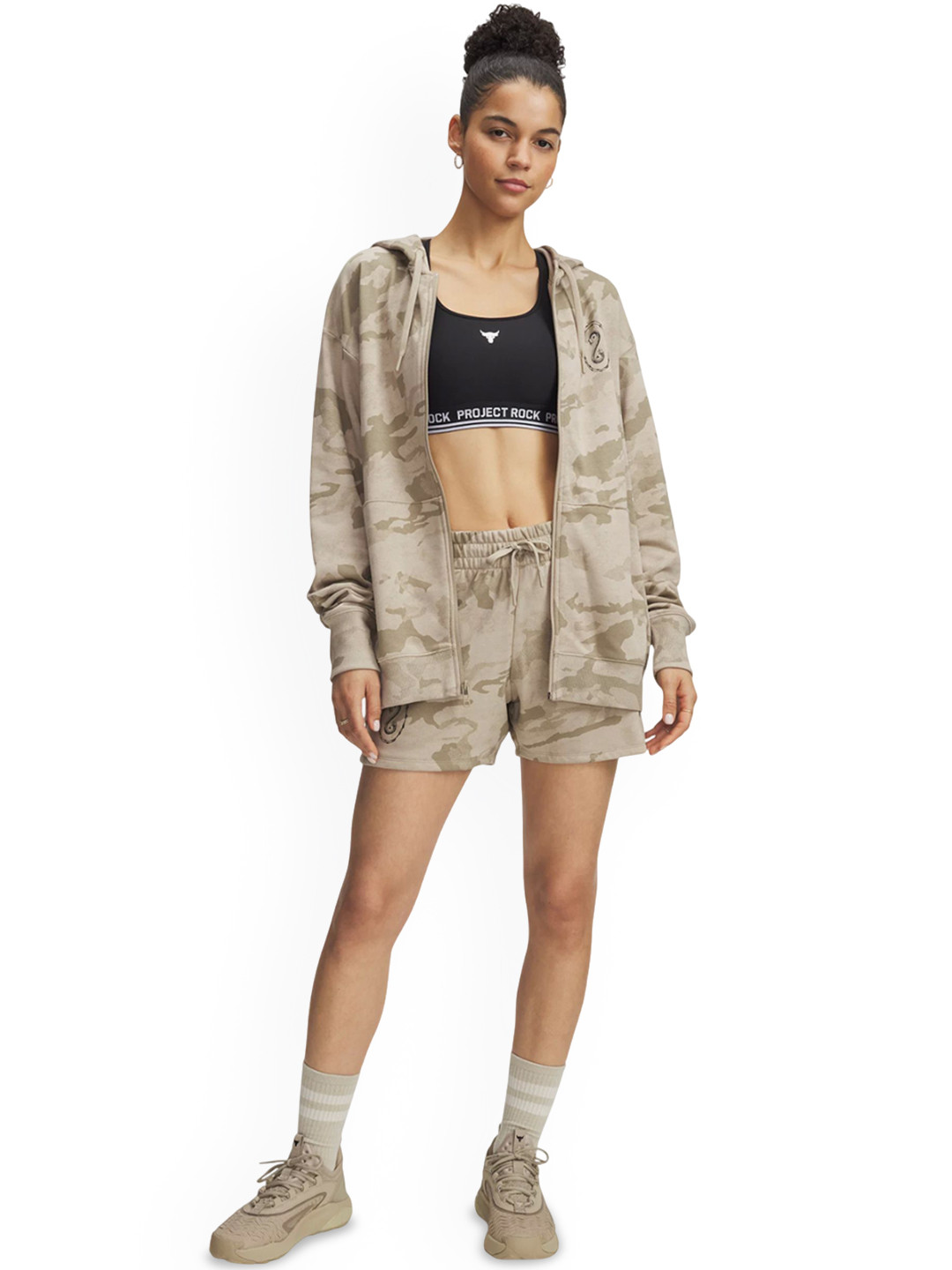 UNDER ARMOUR Project Rock Loose Fit Terry Shorts