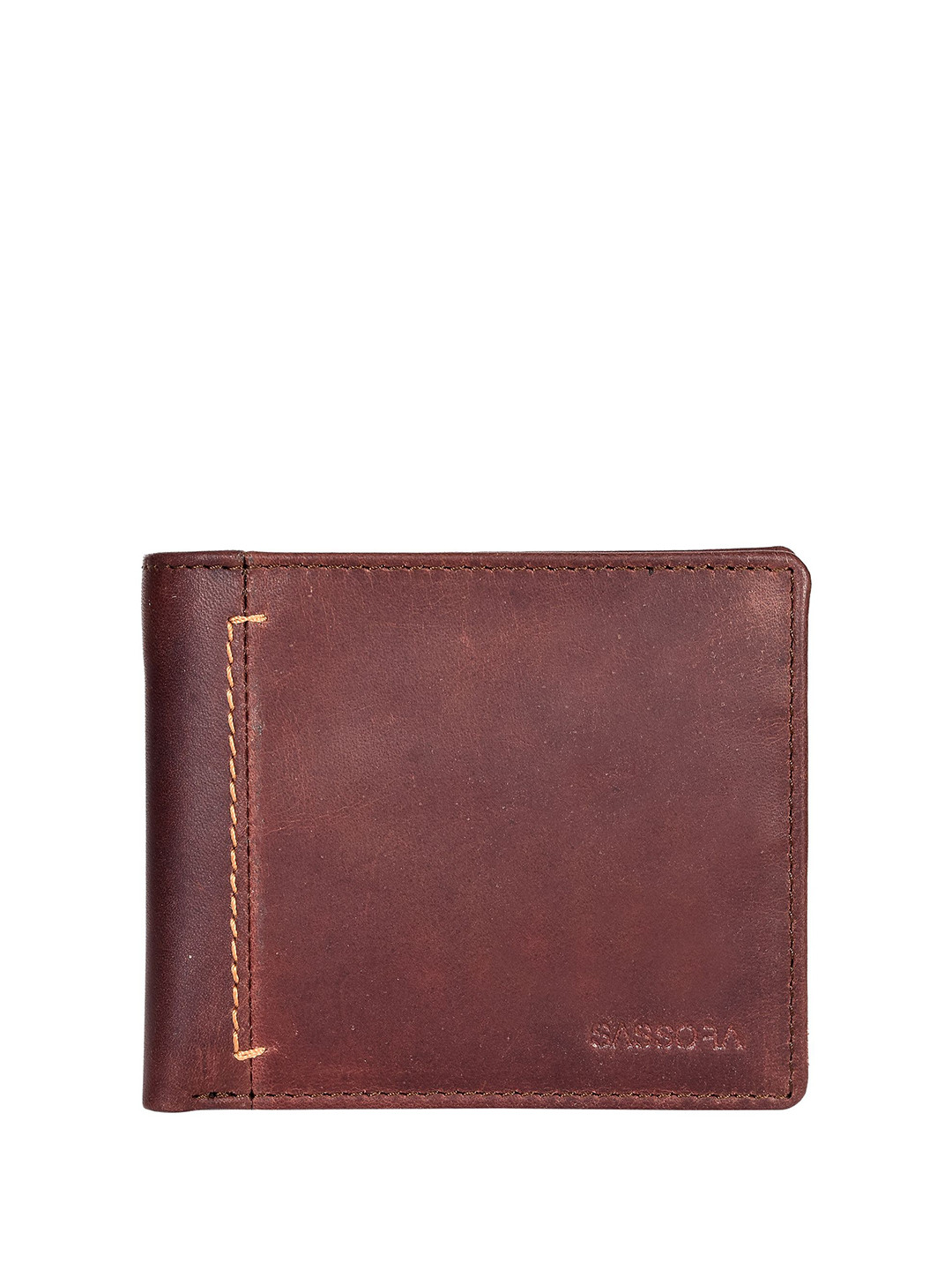 Sassora Embellished Leather Two Fold Wallet