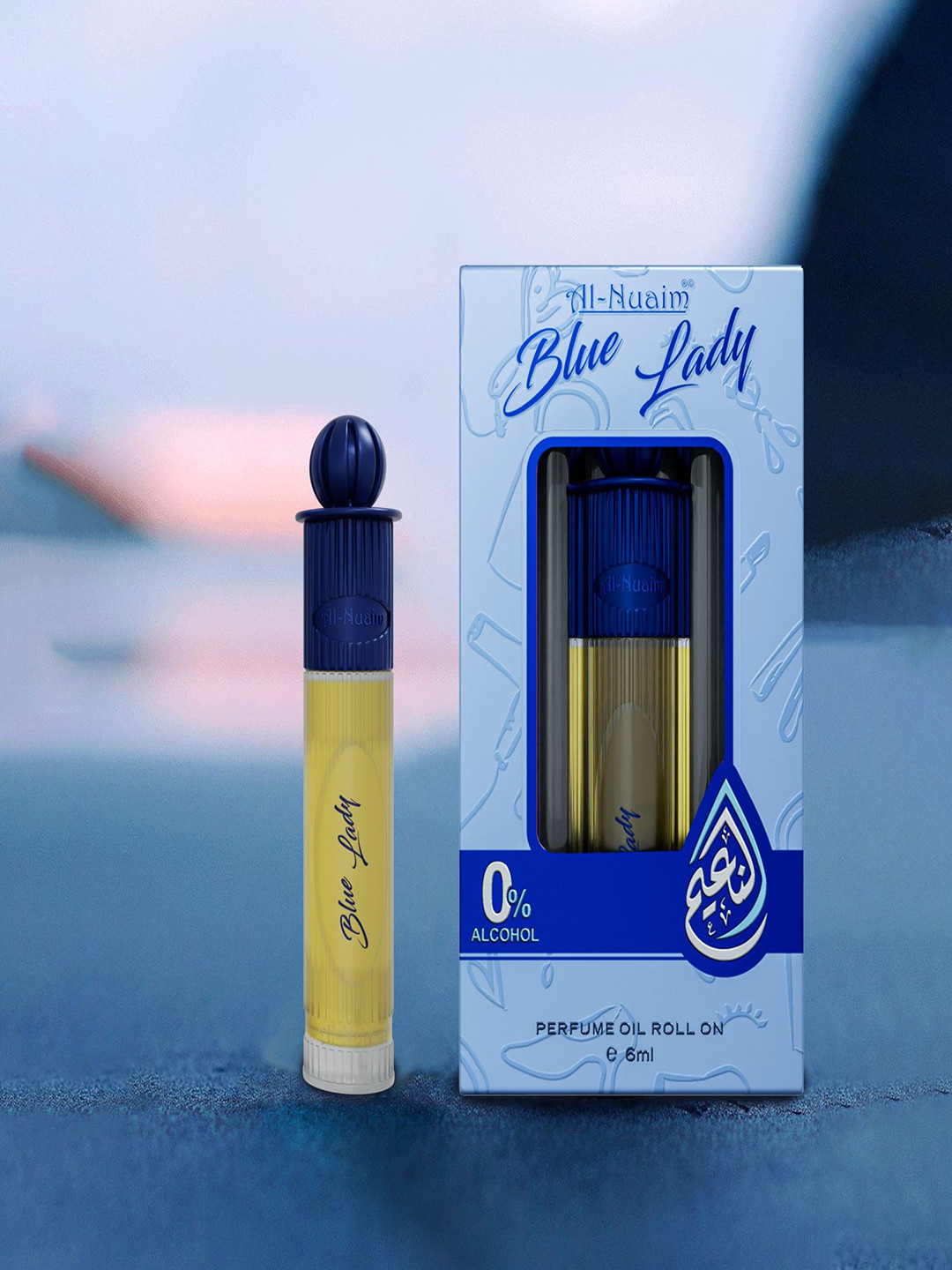 Al-Nuaim Blue Lady Alcohol Free Attar - 6 ml