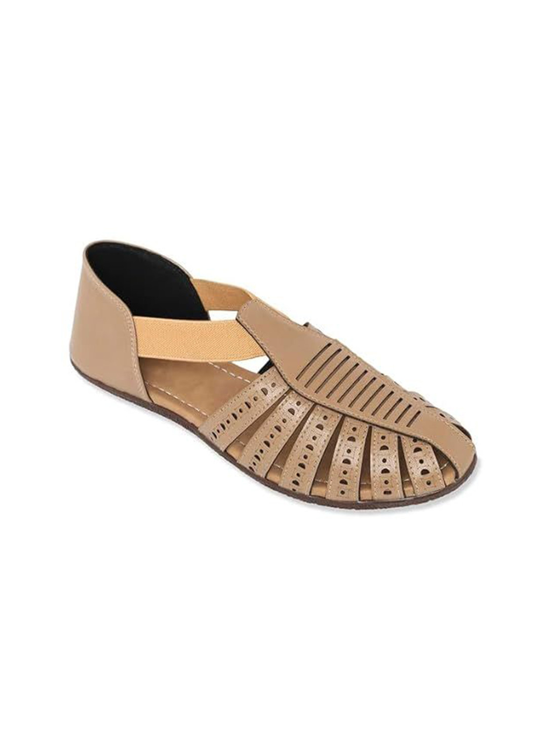 V-WALK Women Textured Flats With Laser Cuts