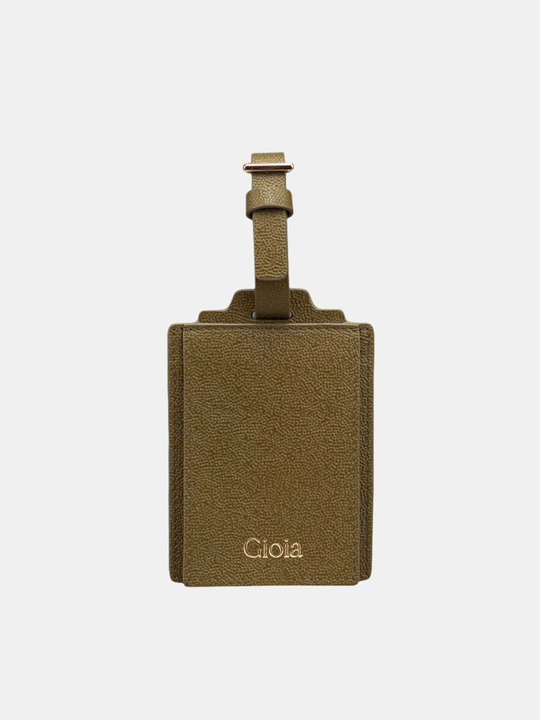 Gioia Rober Textured Leather Luggage Tag