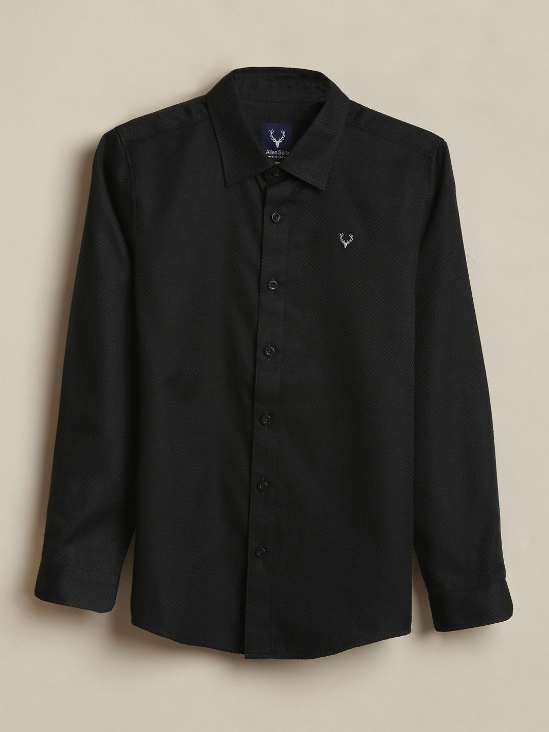 Allen Solly Junior Boys Solid Spread Collar Formal Shirt