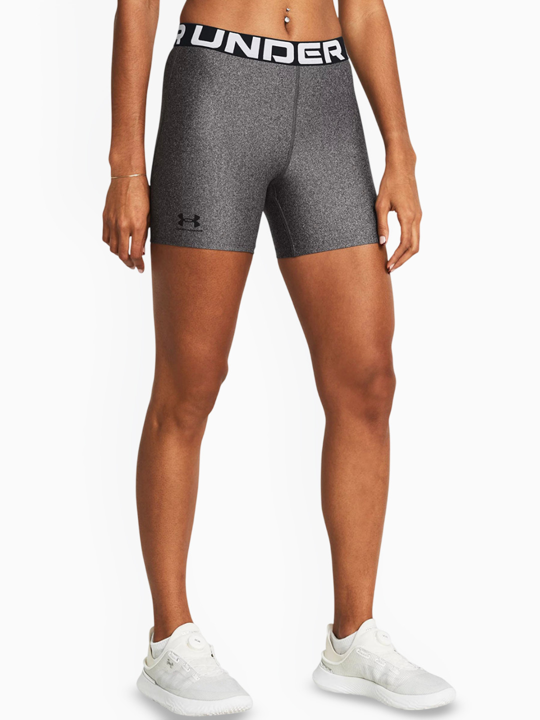 UNDER ARMOUR Women Heatgear Middy Compression Shorts