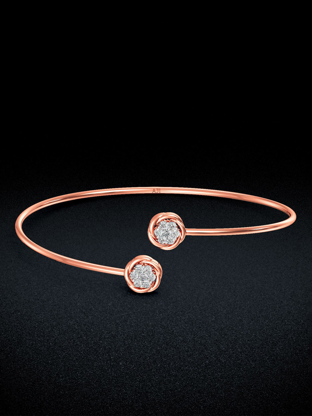 Joyalukkas Women18 Kt Flickered Diamond Women Bracelet -2.94 gms