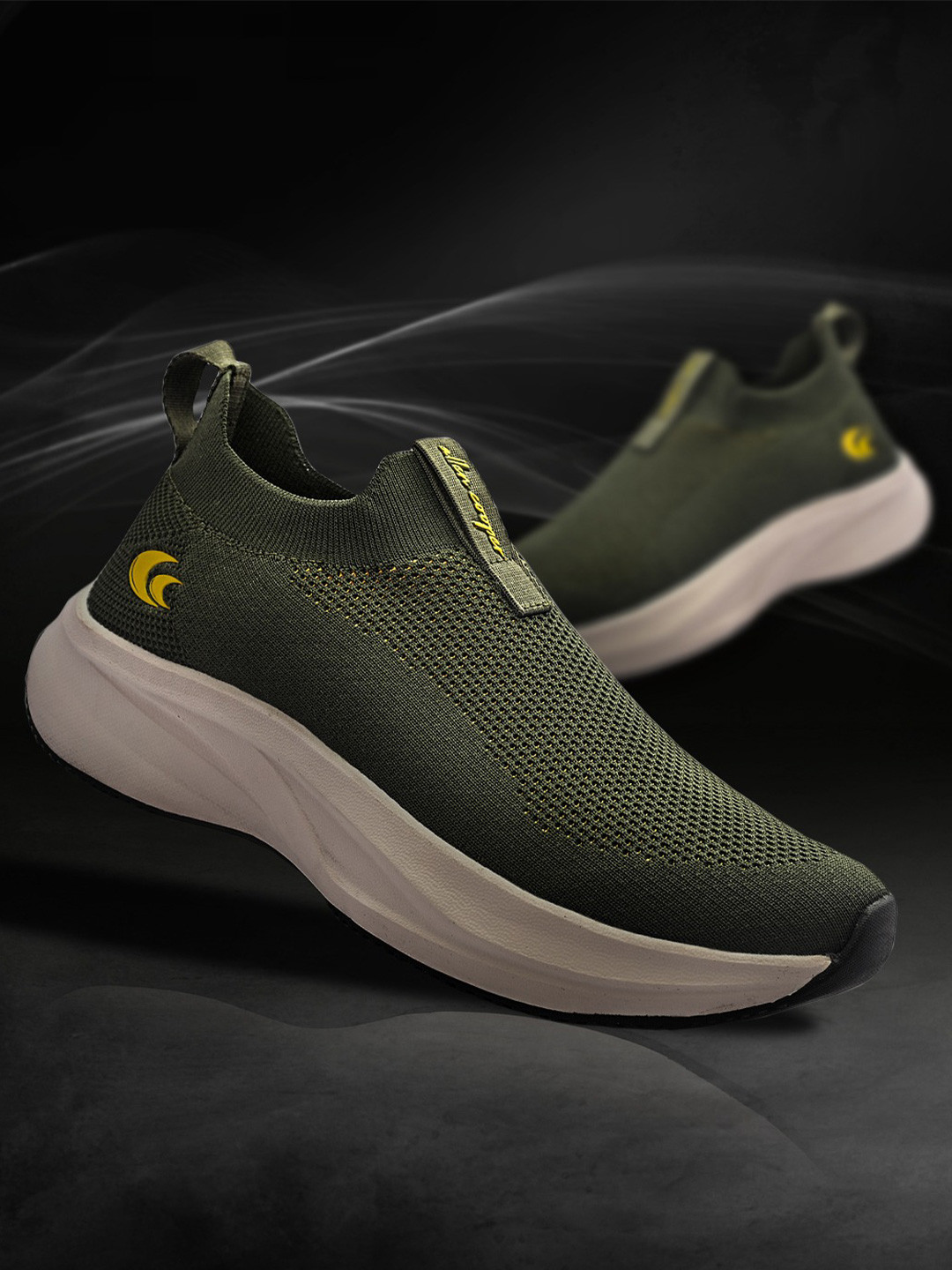 Allen Cooper Men Running Slip-On Ultralite Non-Marking Shoes