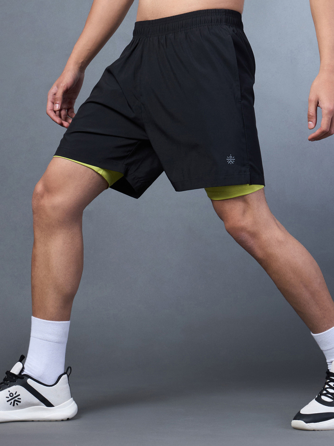 CULT Men Black Run Elevate Shorts