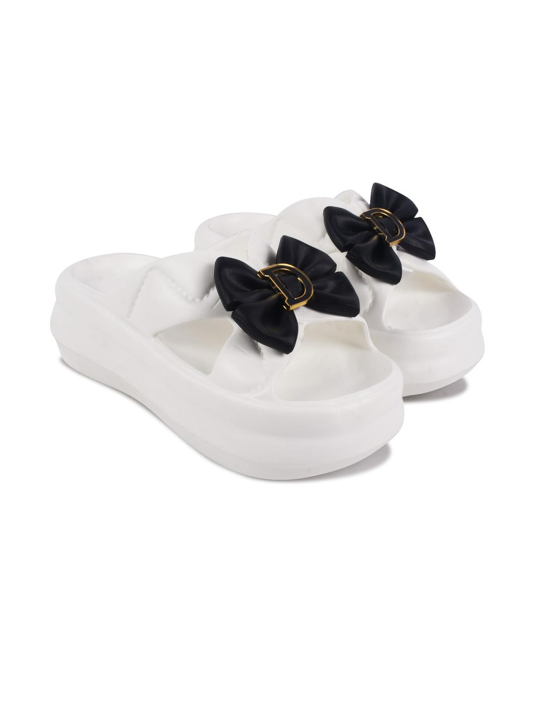 SZN Women White Flip Flops