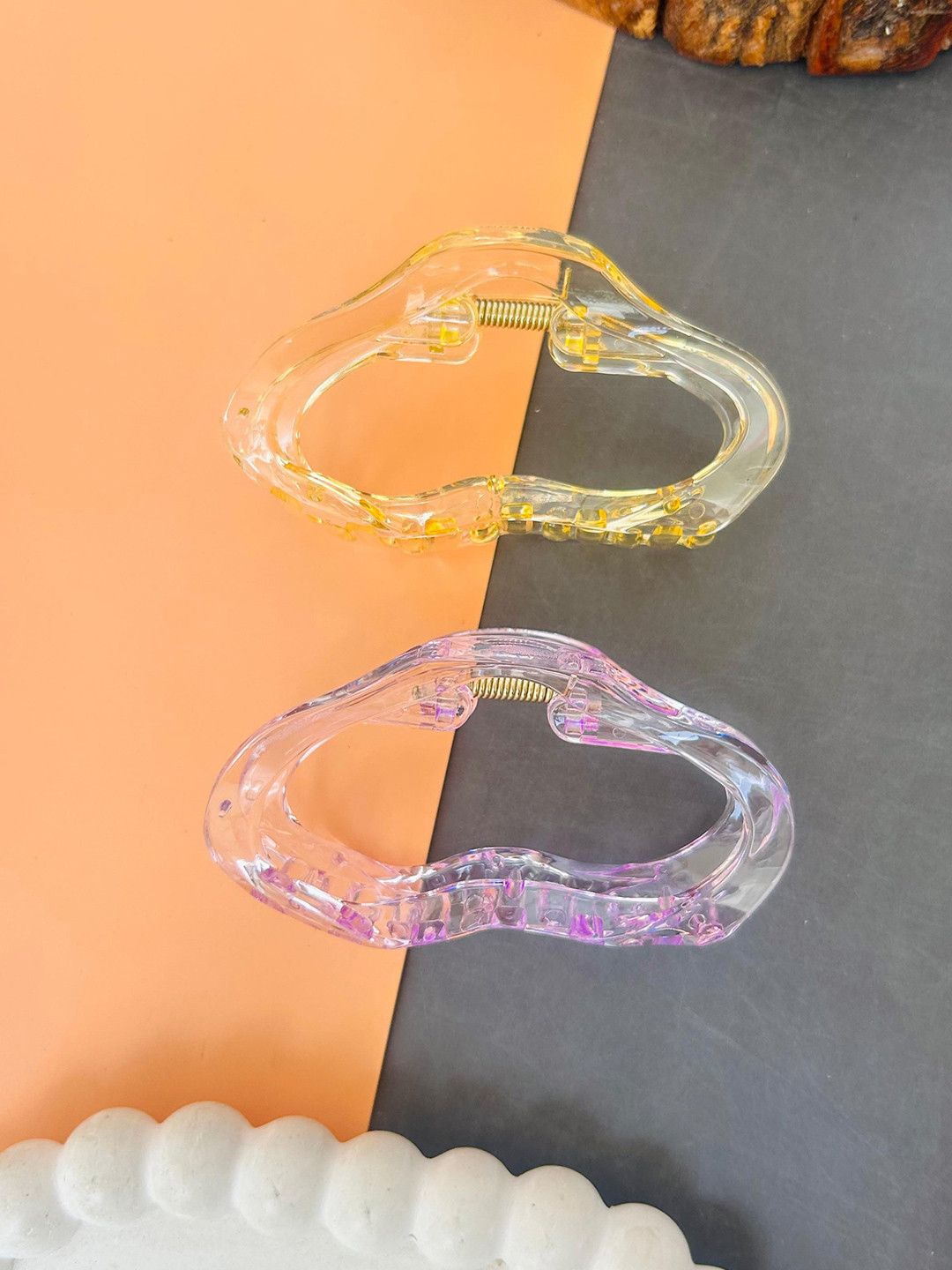 Radhya Accessories Cloud Pack Of 2 Hair Claws