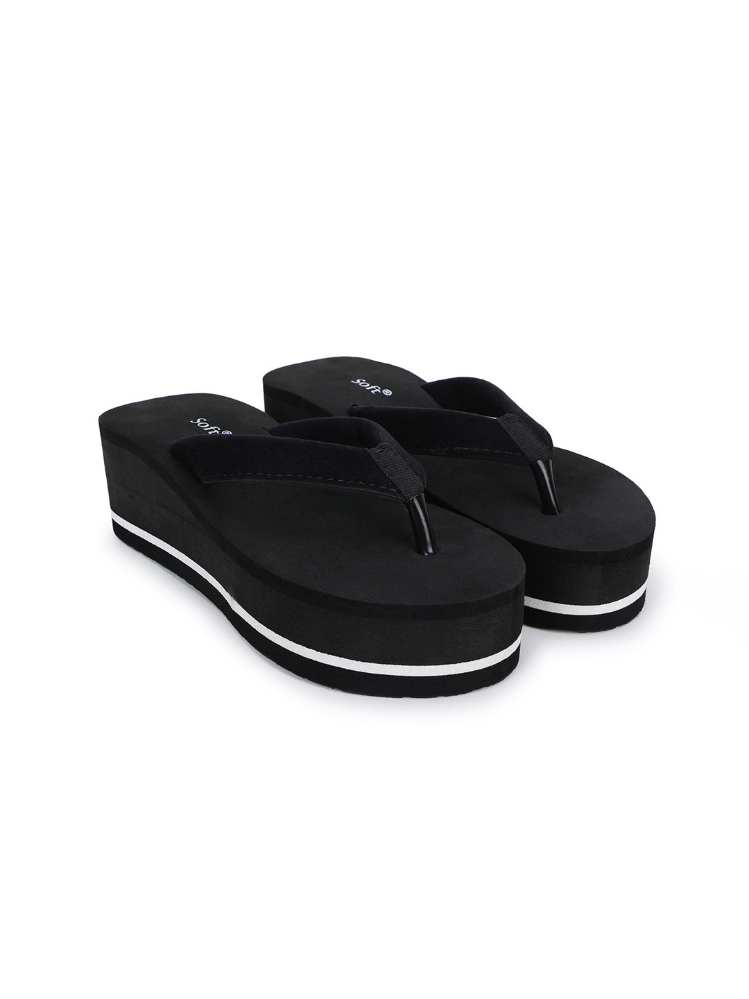 TWO SOFT Cushioned footbed Thong Flip-Flops