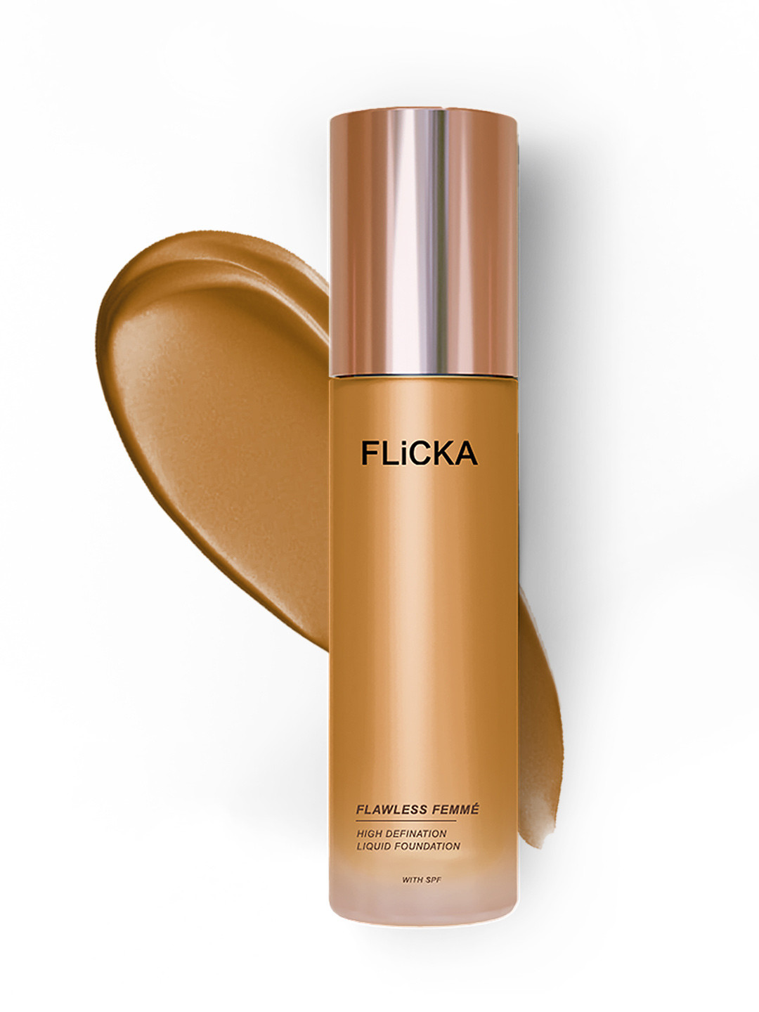 FLiCKA Flawless Femme Natural Waterproof & Moisturizing Foundation Coffee 08 30ml