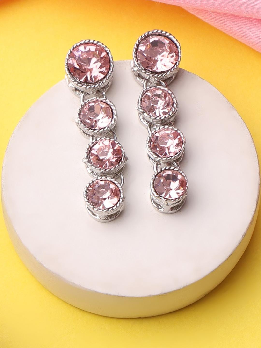 EIT Collection Peach Zirconia Jewelry Set