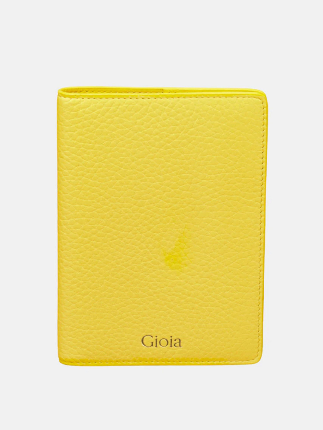 GIOIA Yellow Rober Passport Holder