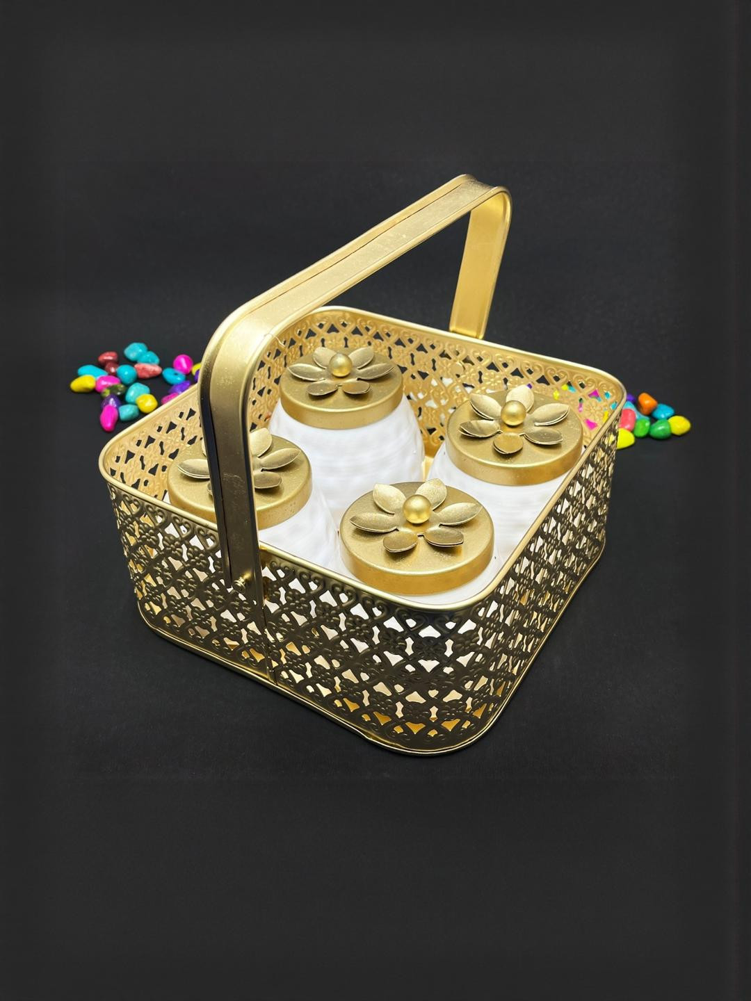 DIWAM HANDICRAFTS Decorative Art Design Jar Hamper