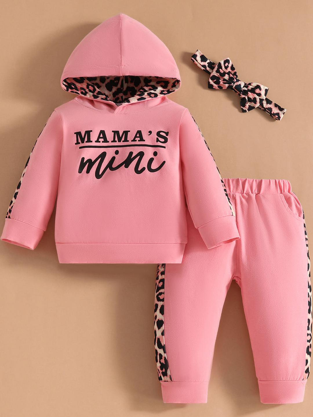 2-Pc Typographic Hooded Co-ord Set