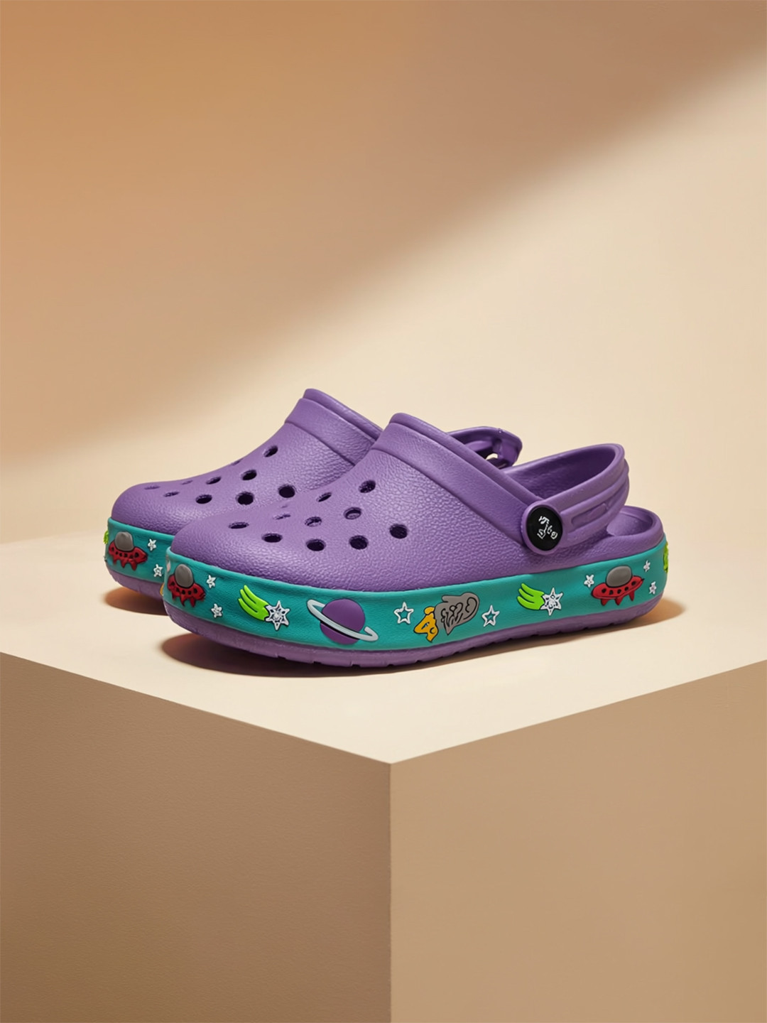 toothless Purple EVA for Girls Soft Lightweight Clogs