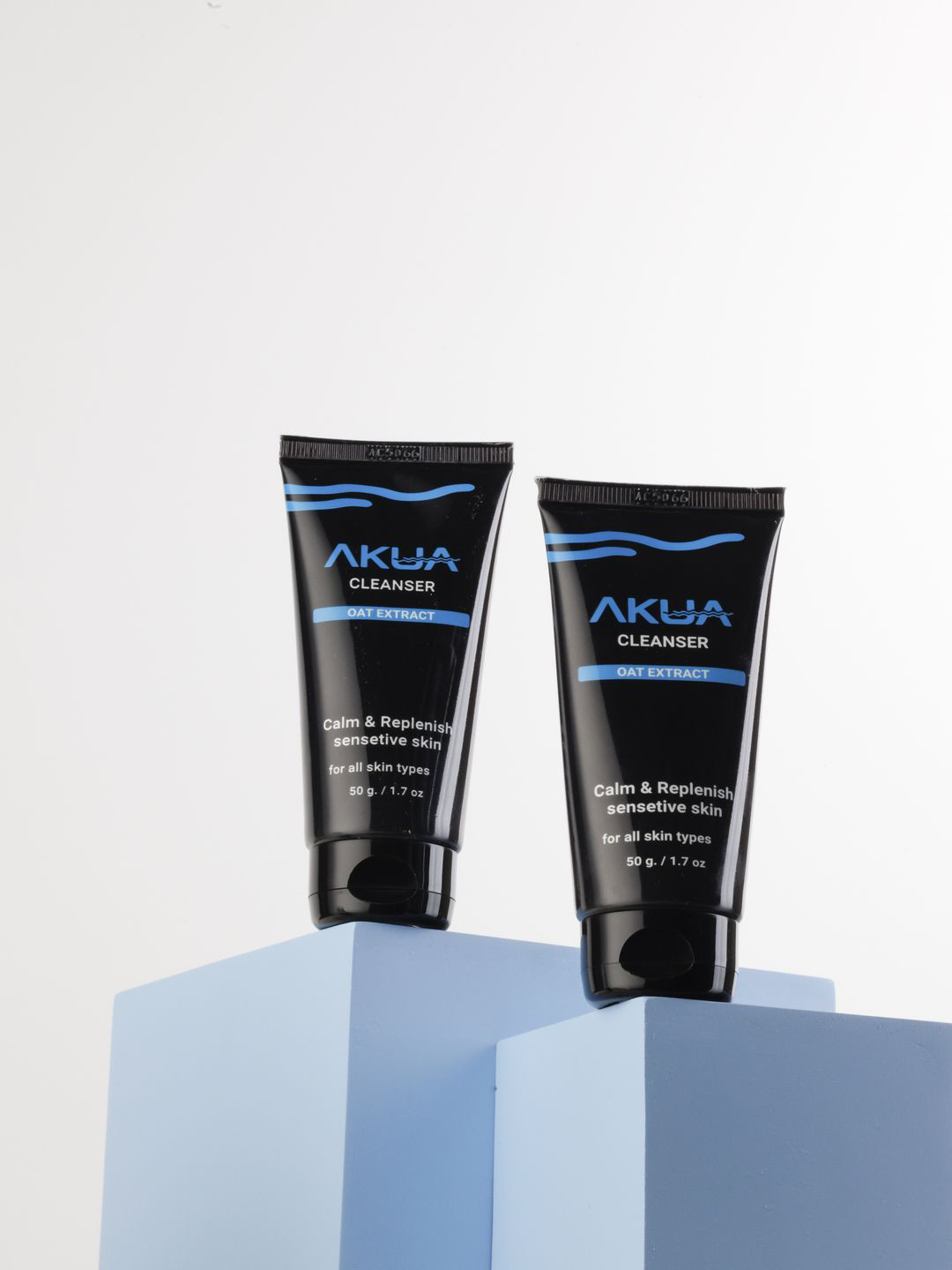 AKUA Oat Extract Cleanser For Calm & Replenish Skin - 50 g