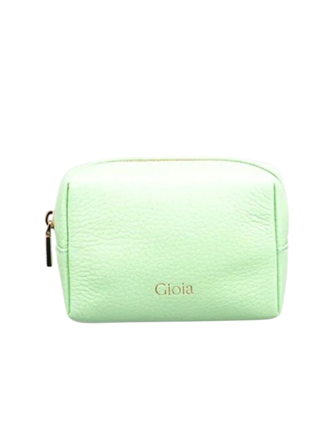 GIOIA Green Textured Travel Pouch