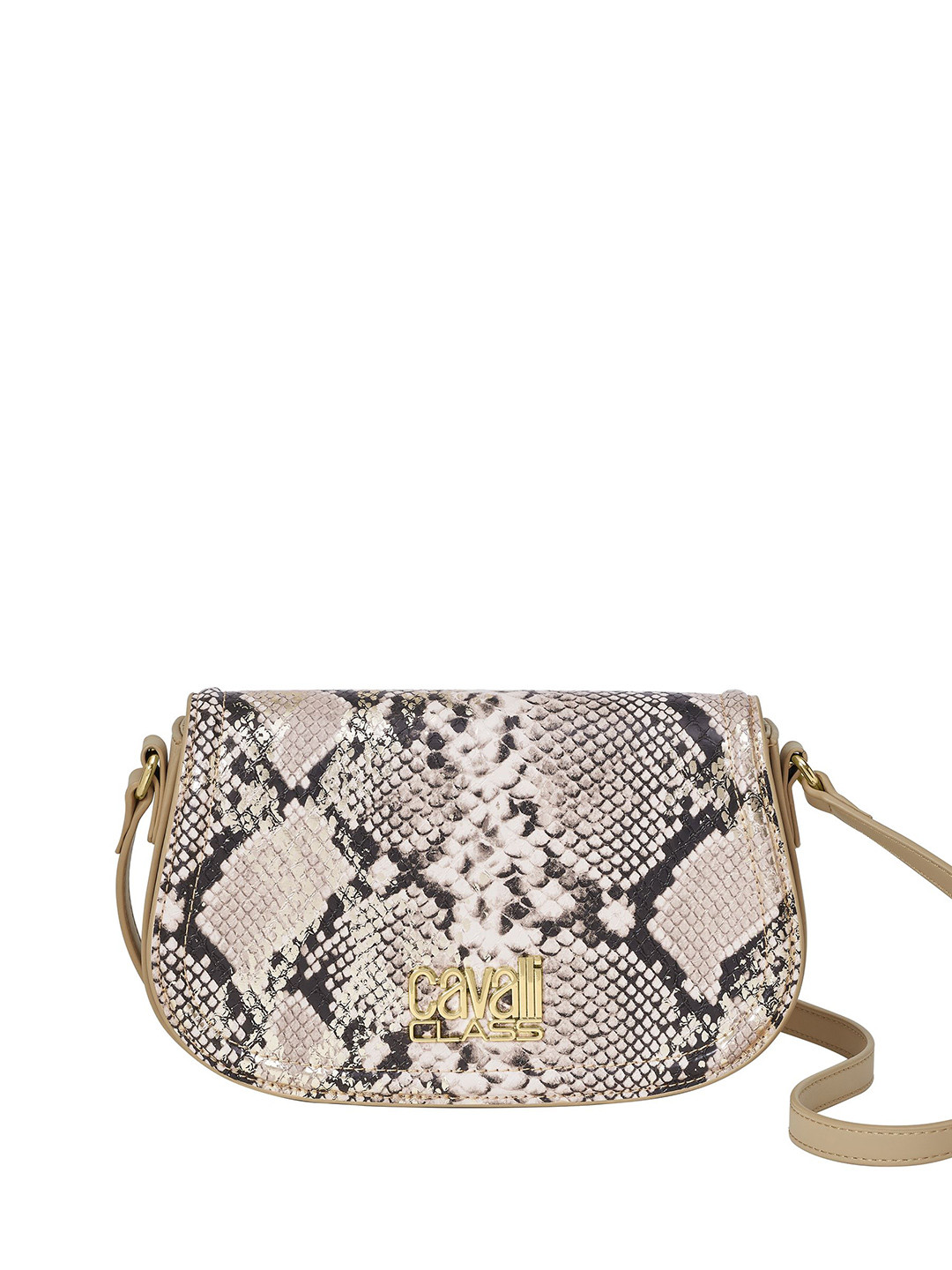 Cavalli Class Women Animal Printed Sling Bag