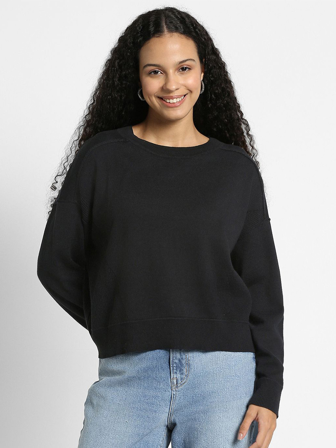 AMERICAN EAGLE OUTFITTERS Crew Neck Cotton Pullover