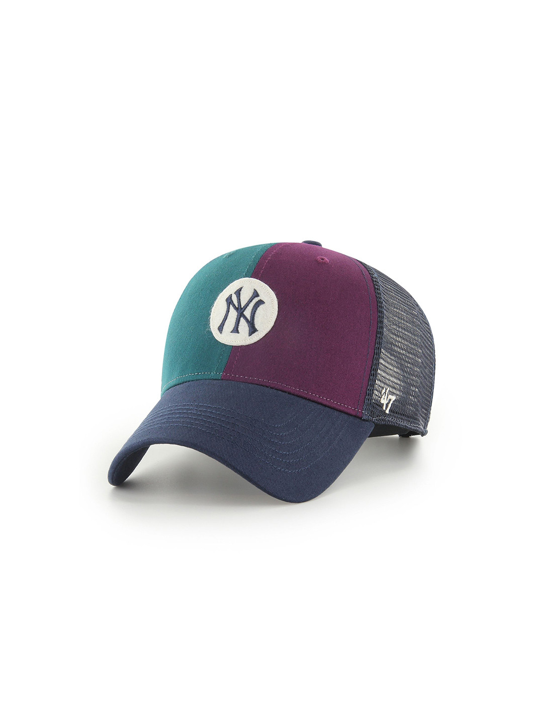 '47 New York Yankees Melrose Mesh 47 MVP Plum Cap