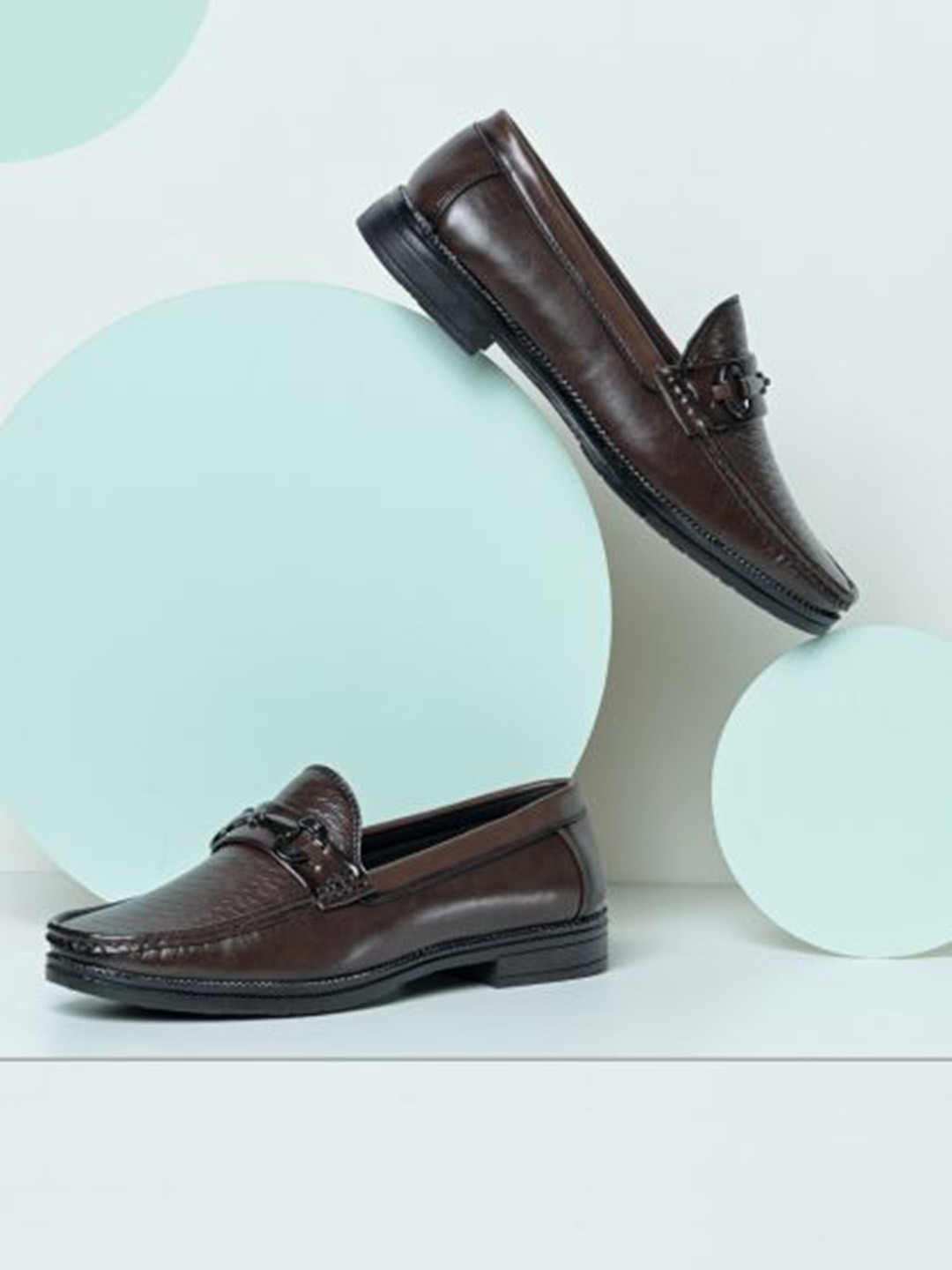 NAATU Men Slip-On Formal Pull-On Shoes