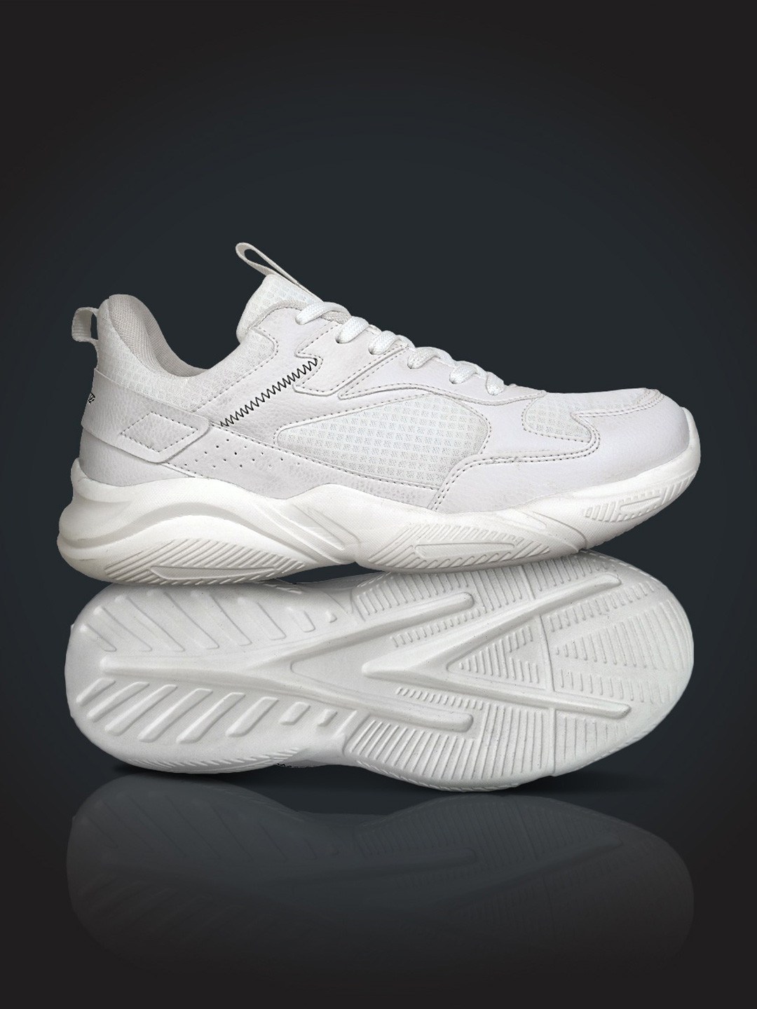 Allen Cooper Men Flyknit Walking Non-Marking Lace-Ups Shoes