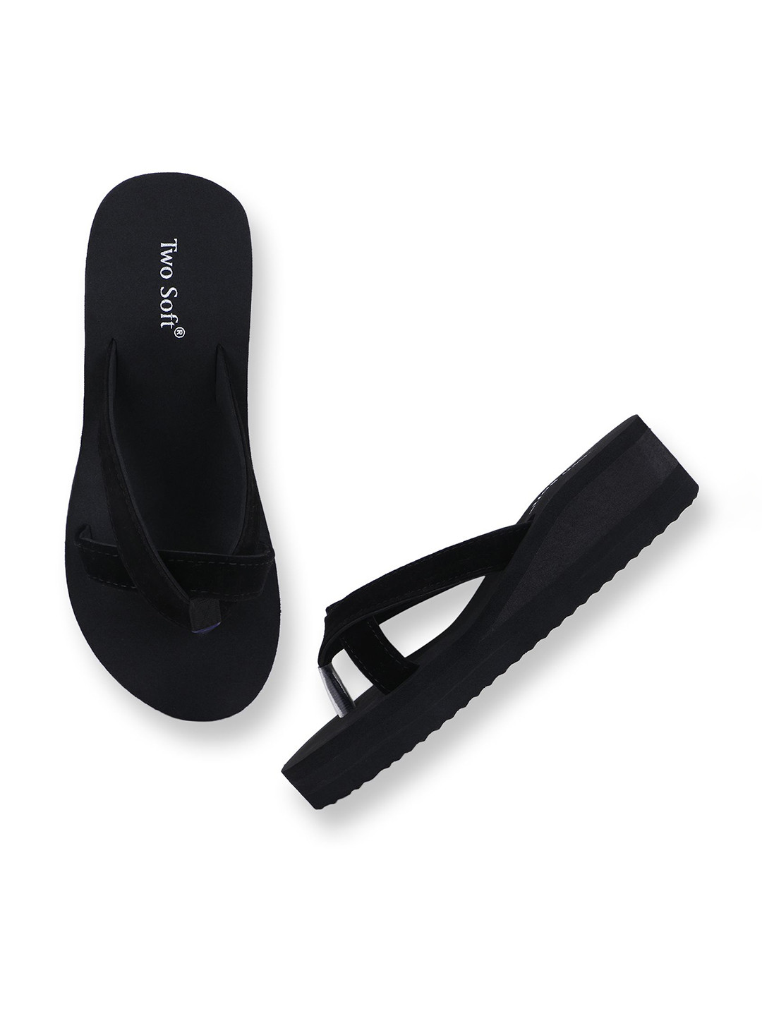 TWO SOFT Slip Resistance Thong Flip-Flops