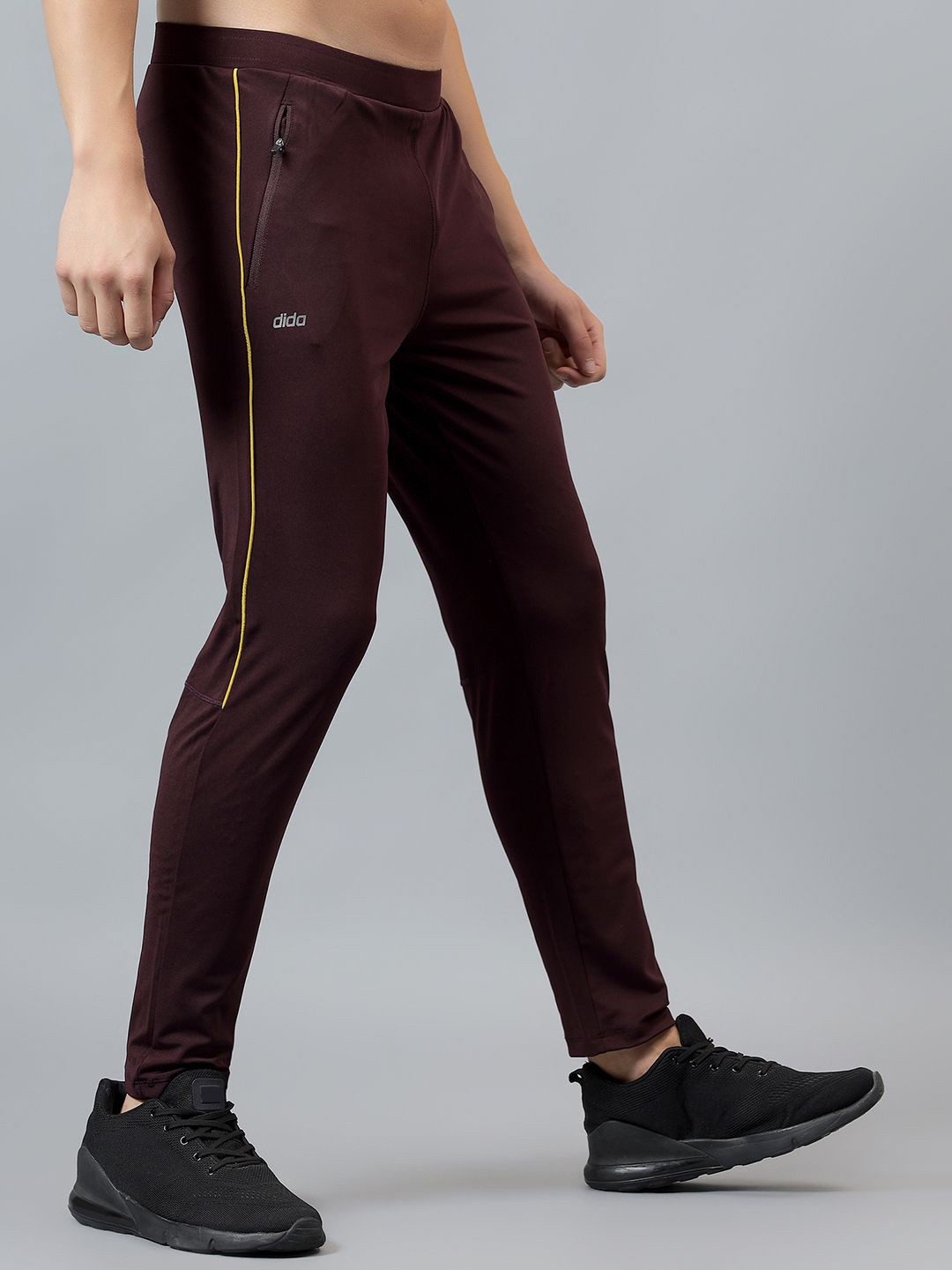 DIDA Men Poly Catania Track Pants With Contrast Piping
